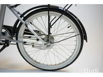 Cykel Svalan, City3, hjul 20 tum, ram 10 tum, vit/silver