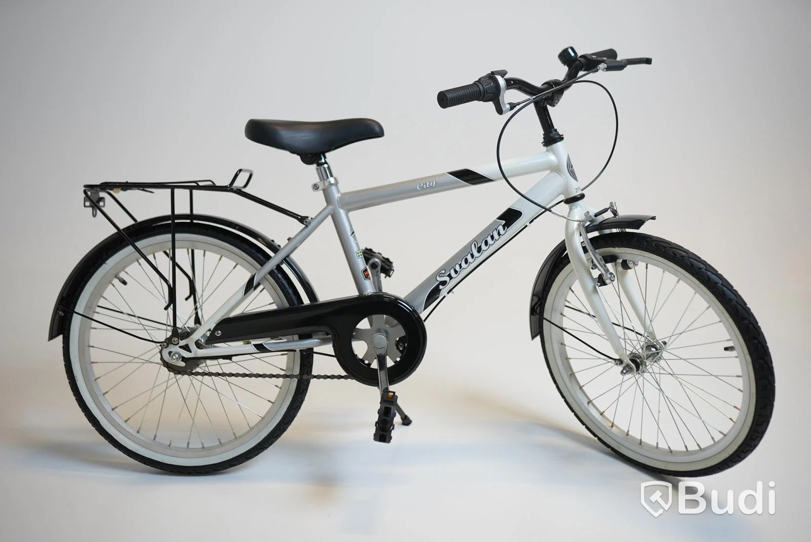 (NEW) Svalan City3 bicycle, 20-inch wheels, 10-inch frame, white/silver