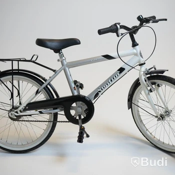 Cykel Svalan, City3, hjul 20 tum, ram 10 tum, vit/silver