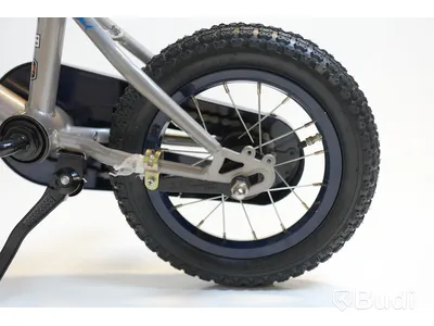Cykel Shark, BMX, hjul 12 tum, ram 6 tum, silver