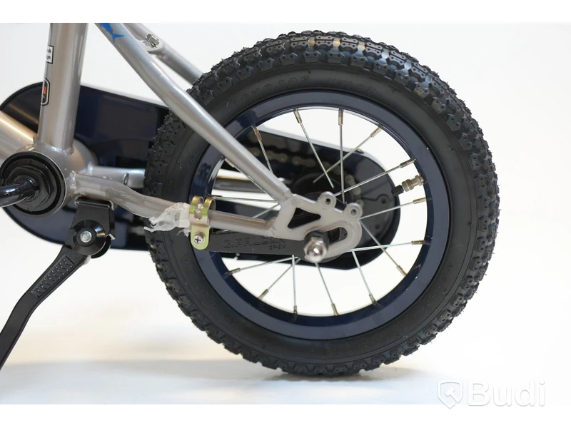 Cykel Shark, BMX, hjul 12 tum, ram 6 tum, silver