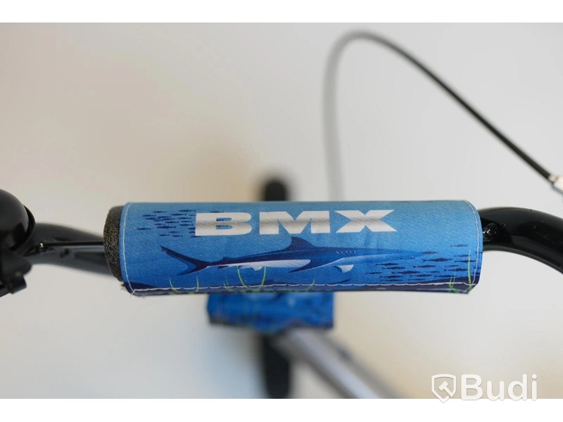 Cykel Shark, BMX, hjul 12 tum, ram 6 tum, silver