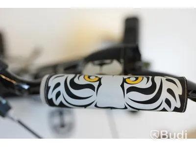 Cykel Tiger, BMX, hjul 12 tum, ram 6 tum, olivgrön