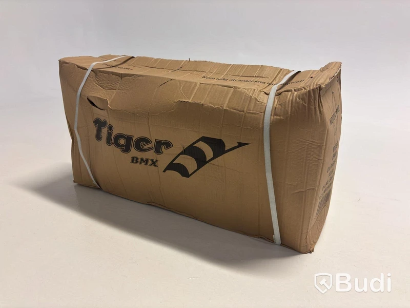 Cykel Tiger, BMX, hjul 12 tum, ram 6 tum, olivgrön