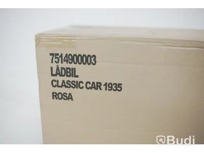 (NEW) Nordic Bike Pedal Car, Classic Car 1935, Pink.