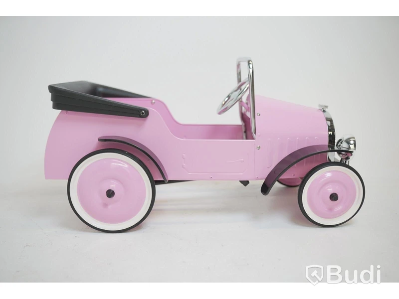(NEW) Nordic Bike Pedal Car, Classic Car 1935, Pink.
