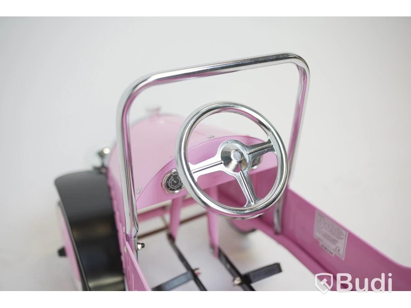 (NEW) Nordic Bike Pedal Car, Classic Car 1935, Pink.
