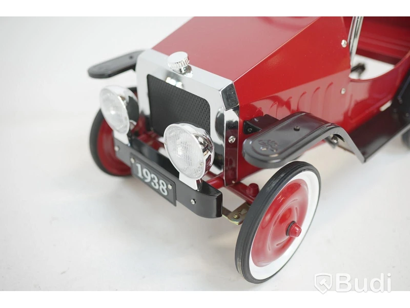 (NEW) Sleipner Pedal Car, Classic Car 1938, Red.