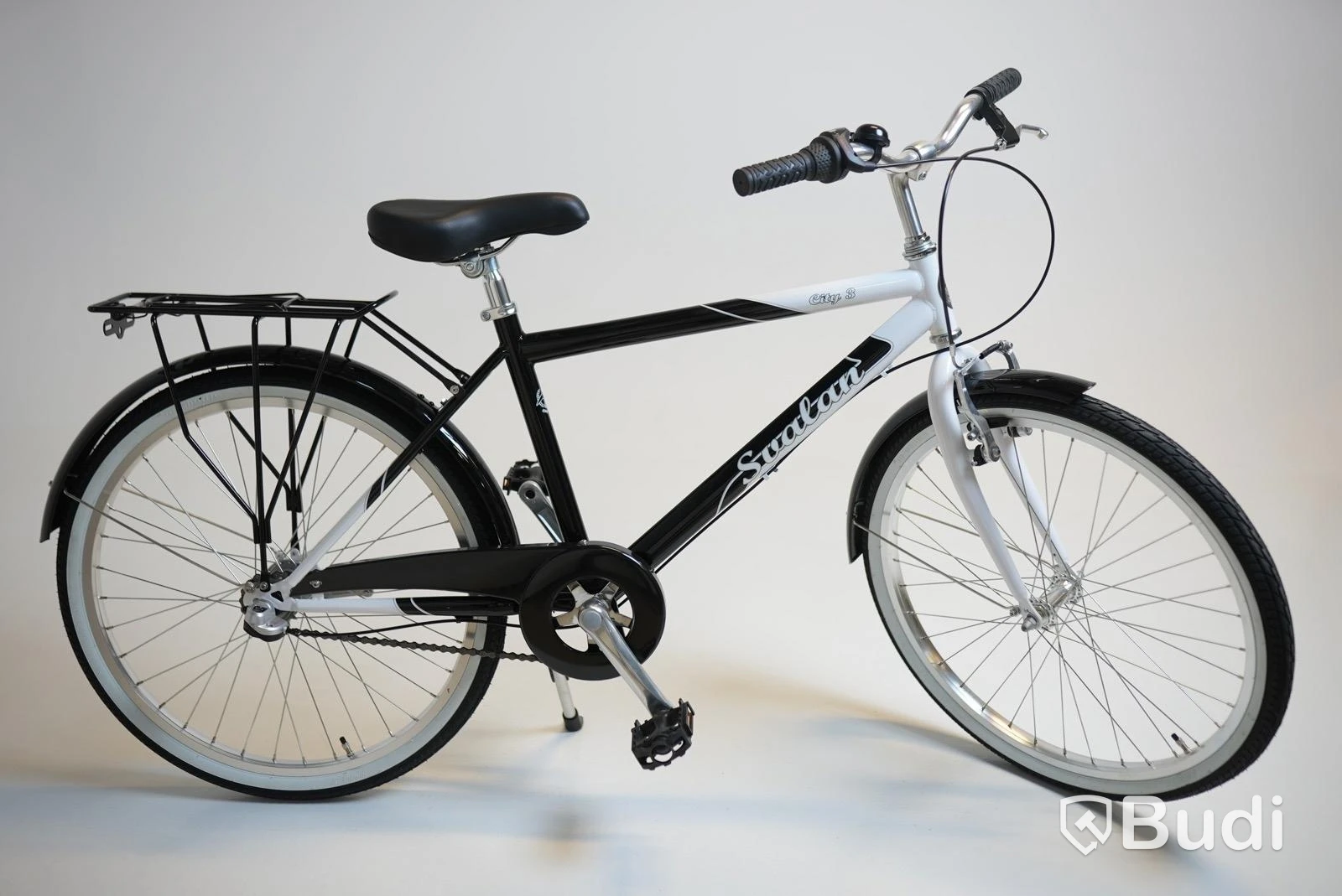 (NEW) Svalan City3 bicycle, 24-inch wheels, 14-inch frame, white/black