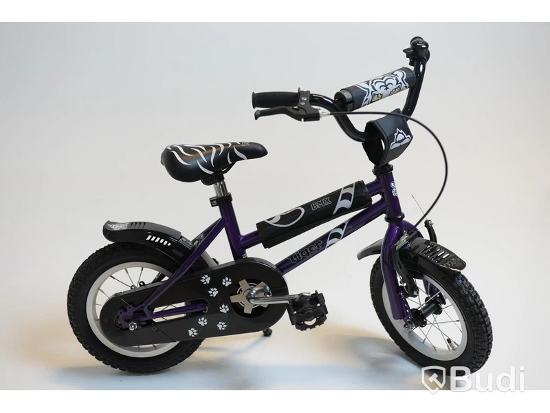 Cykel Tiger, BMX, hjul 12 tum, ram 6 tum, lila