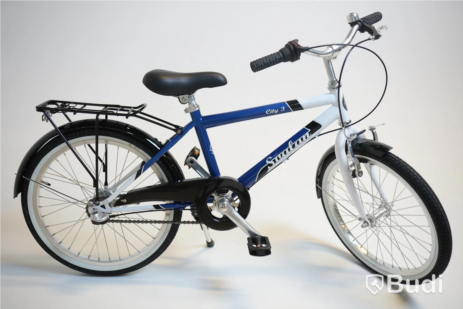 (NEW) Svalan City3 bicycle, 20-inch wheels, 10-inch frame, white/blue