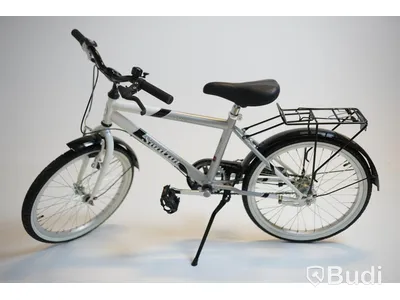 Cykel Svalan, City3, hjul 20 tum, ram 10 tum, vit/silver