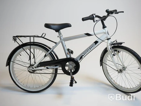 Cykel Svalan, City3, hjul 20 tum, ram 10 tum, vit/silver