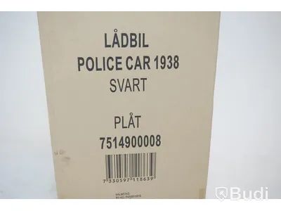 Trampbil Sleipner, Polis 1938, svart