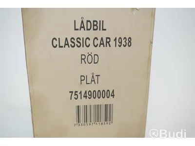 Trampbil Sleipner, Classic Car 1938, röd