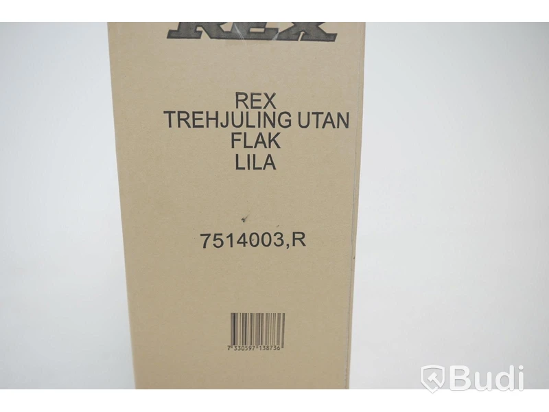 Trehjuling Rex, utan flak, lila