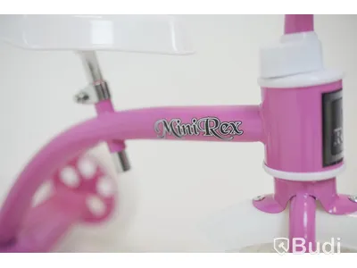 Trehjuling Rex, utan flak, rosa