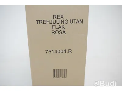 Trehjuling Rex, utan flak, rosa