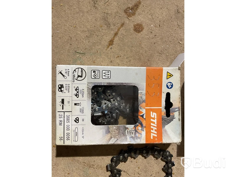 Sågkedjor STIHL, svärd Husqvarna