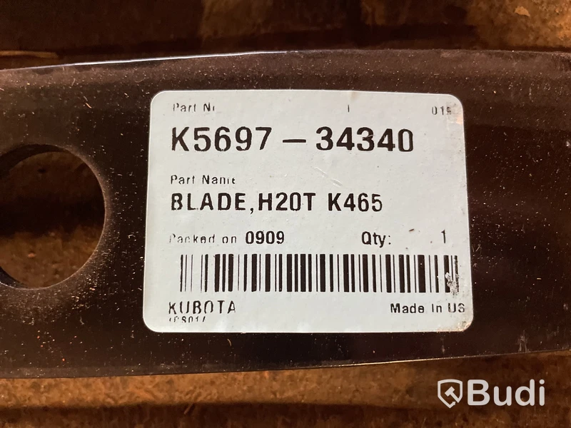 Gräsklipparblad 6 st , Kubota H20T K465, K5697-34340