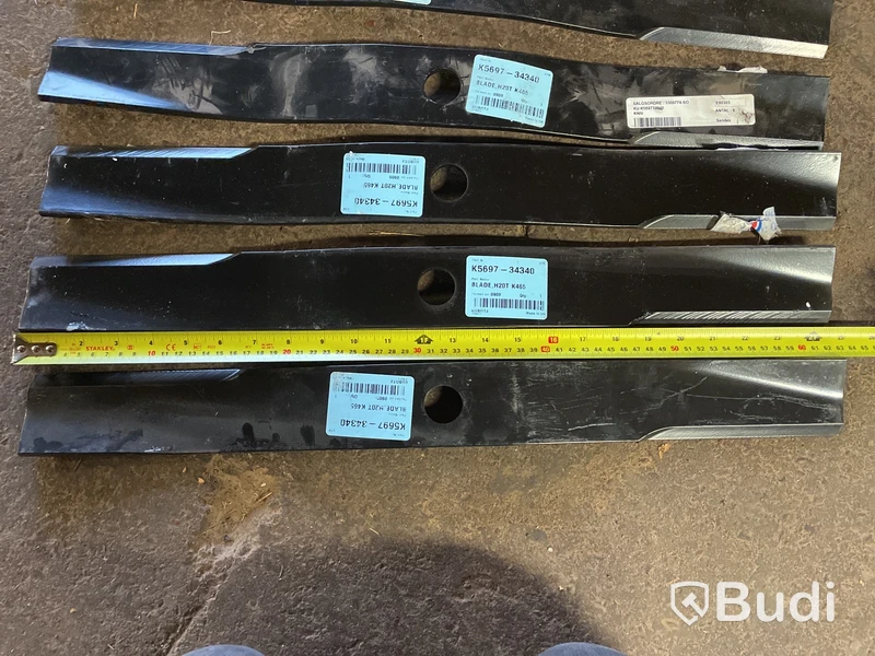 Gräsklipparblad 6 st , Kubota H20T K465, K5697-34340