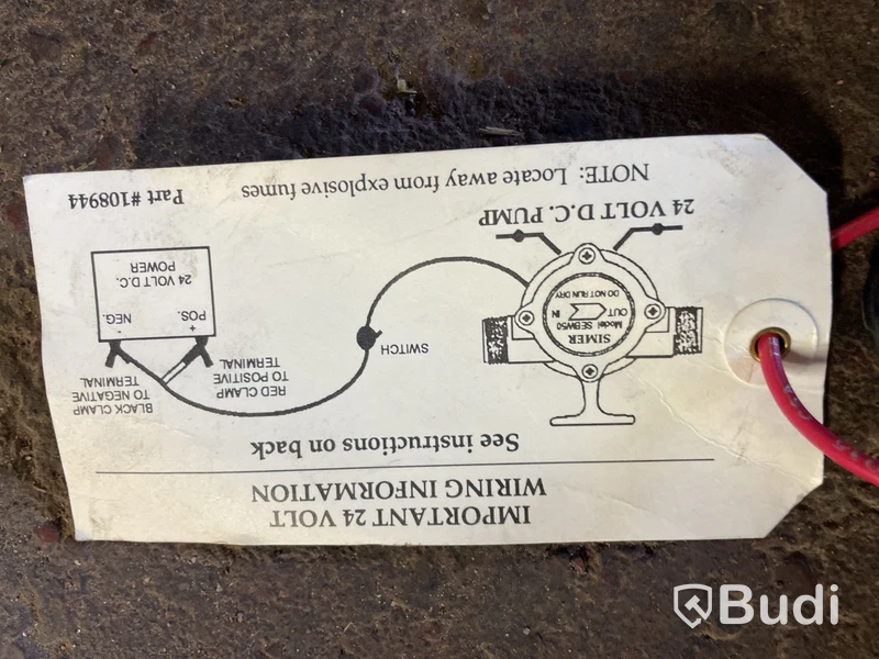 Vattenpump, Simer BW50, oanvänd