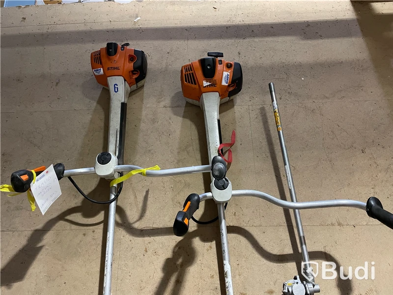 2 st Stihl, röjsåg och häcksax, Startar ej