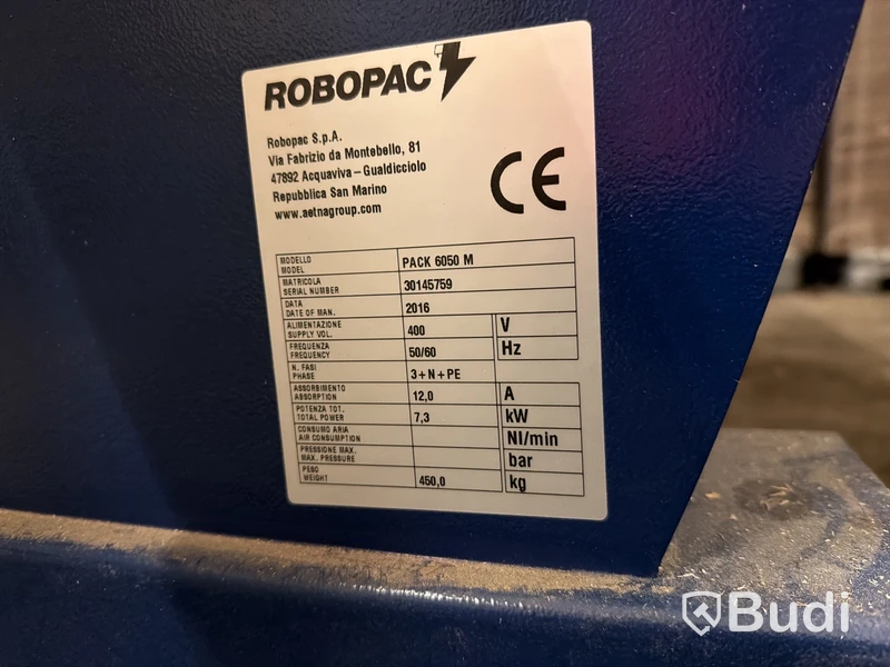 Krympfilmsmaskin Robopac Pack 6050 M, 2016