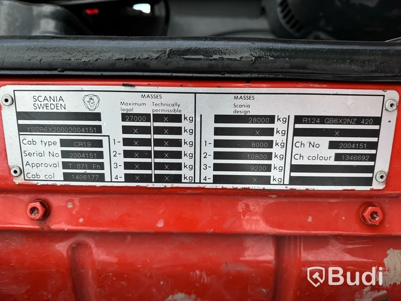 Lastväxlare Scania R124 GB 6X2 NZ 420 -2005 | JOAB L20 | Reparationsobjekt