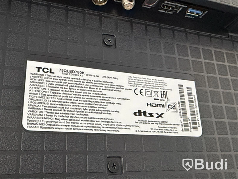 75-tums TV TCL 75QLED870K