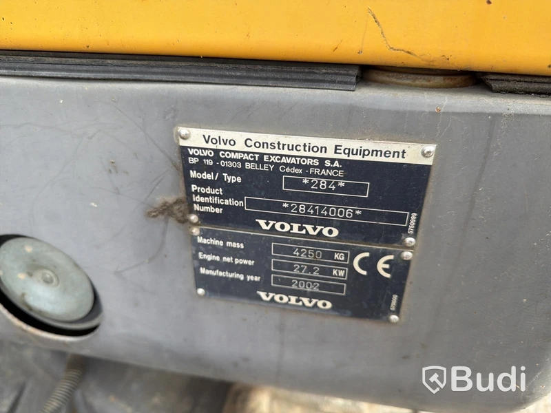 Volvo EC45 tracked excavator, 2002