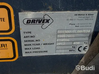 Bucket, Drivex SS1000-TL80-120, 2012, 450 kg