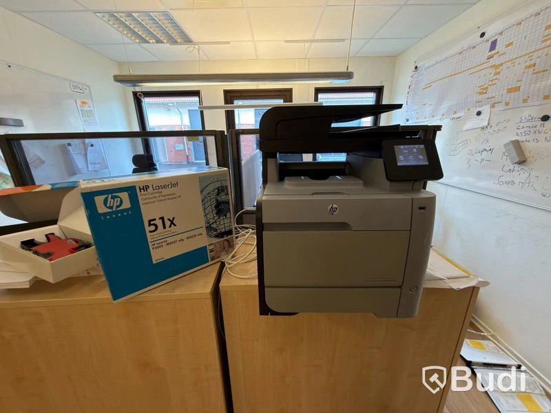 4 office workstations, printers, etc.
