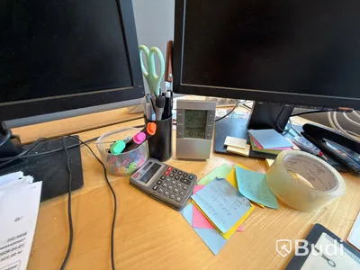 4 office workstations, printers, etc.