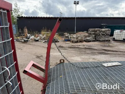 Traktorsläp med ramper