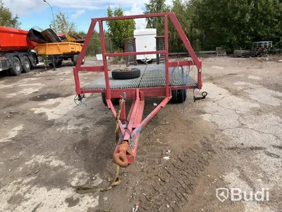 Traktorsläp med ramper