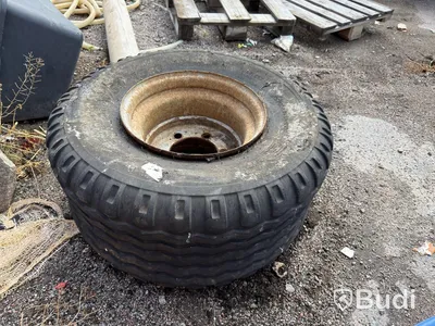 Construction machine wheels, 5 pcs