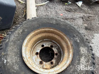 Construction machine wheels, 5 pcs