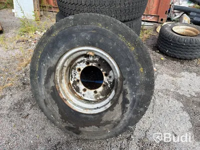 Construction machine wheels, 5 pcs