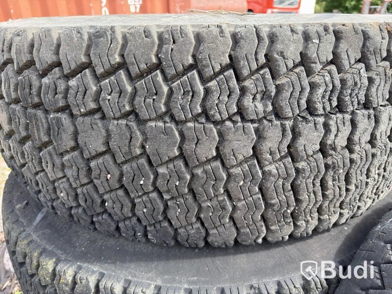 Construction machine wheels, 5 pcs
