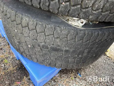 Construction machine wheels, 5 pcs