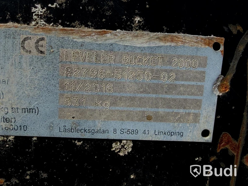 Planerskopa SE Leveler Bucket 2000, -2016