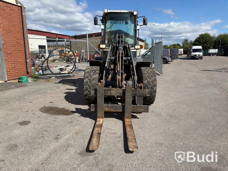 Hjullastare Terex TL100, gafflar, -2011