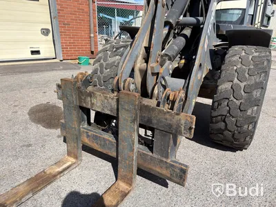 Hjullastare Terex TL100, gafflar, -2011