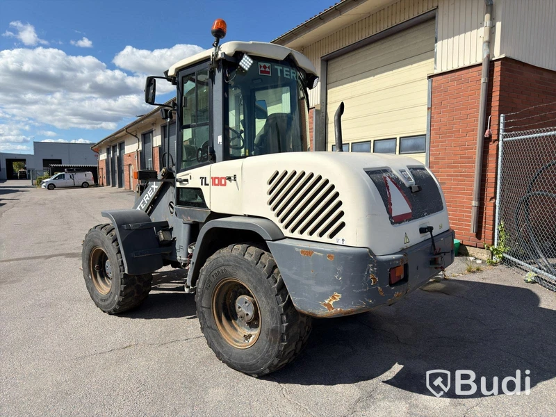 Hjullastare Terex TL100, gafflar, -2011