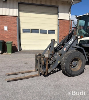 Hjullastare Terex TL100, gafflar, -2011