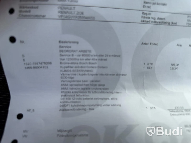 iRenault Zoe 41kWh R90 (92hk) -2018