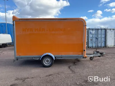 Skåpsläp Thule T1000- 2011, ramp & bromsat