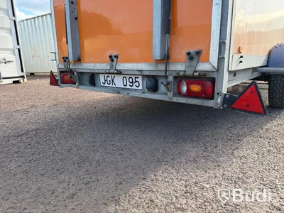 Skåpsläp Thule T1000- 2011, ramp & bromsat