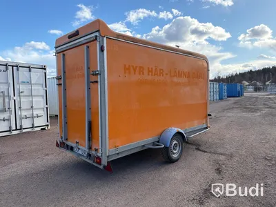 Skåpsläp Thule T1000- 2011, ramp & bromsat